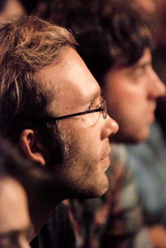 side profile of man