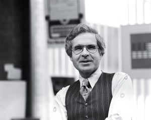 black and white photo of a man
