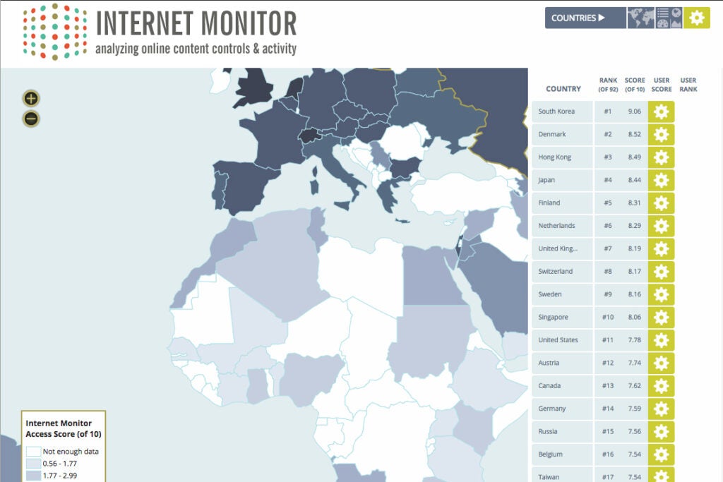 Internet Data Mark Berkman Center launches new internet data dashboard - Harvard Law ...