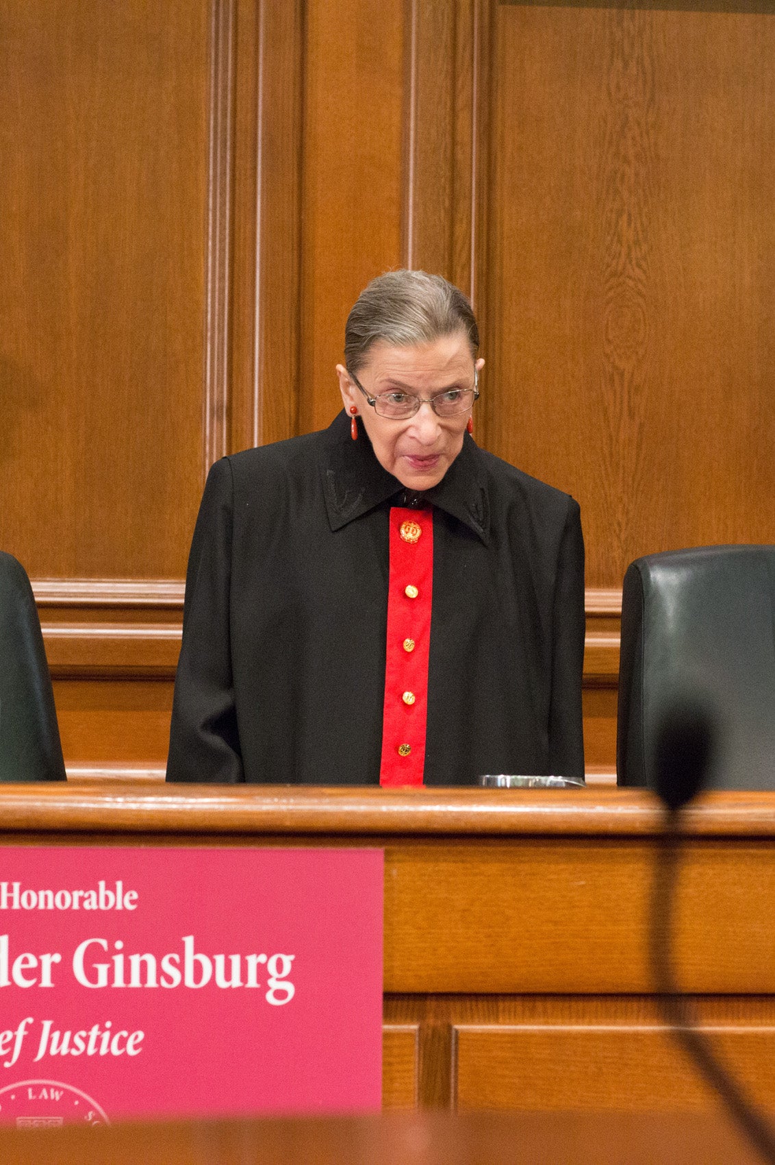 Justice Ginsburg at 2013 Ames Finals
