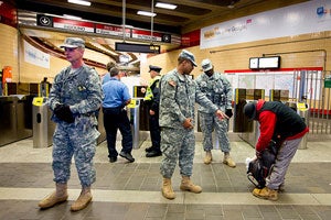 Military after Boston Marathon Bombings