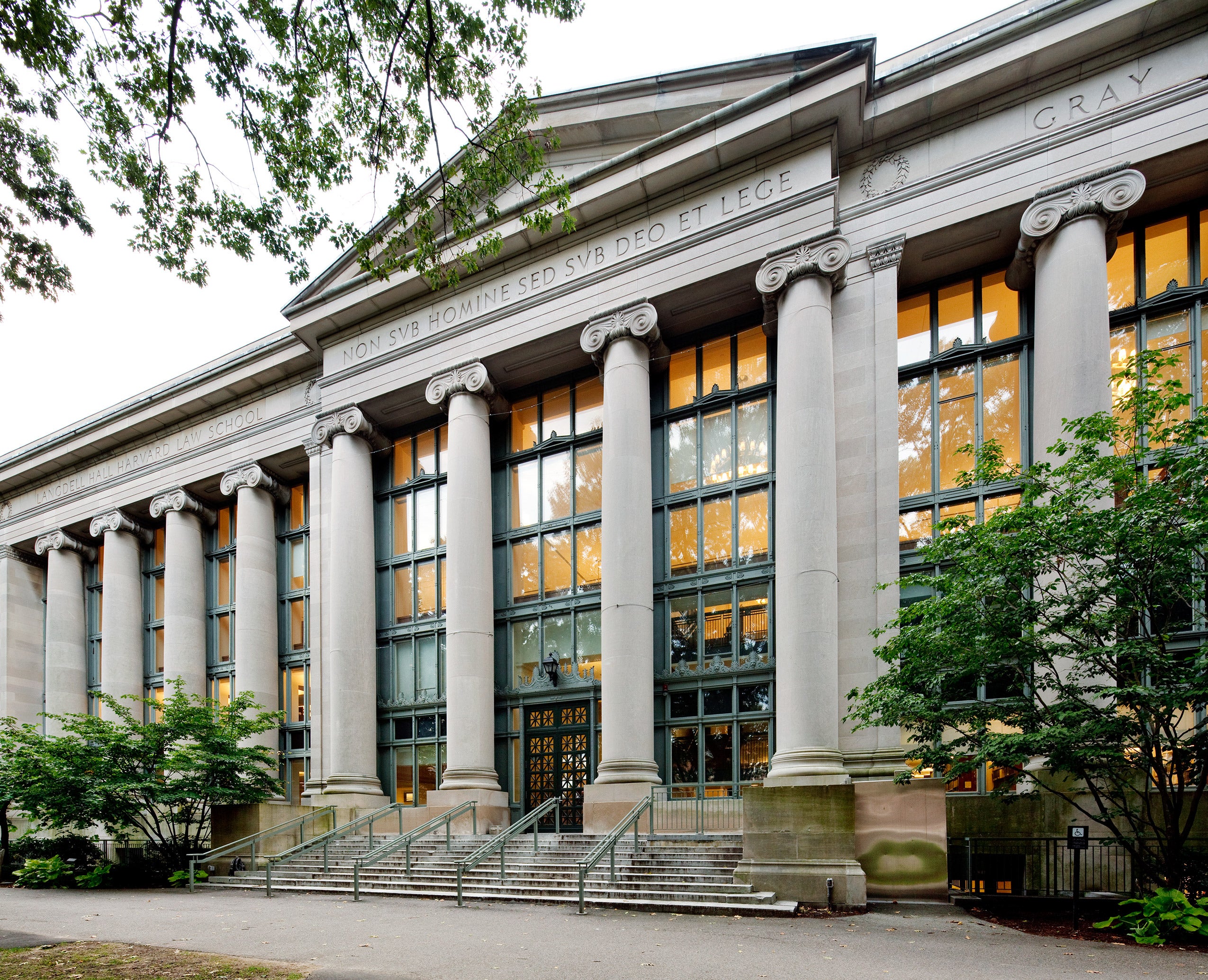 Front view of Langdell Hall