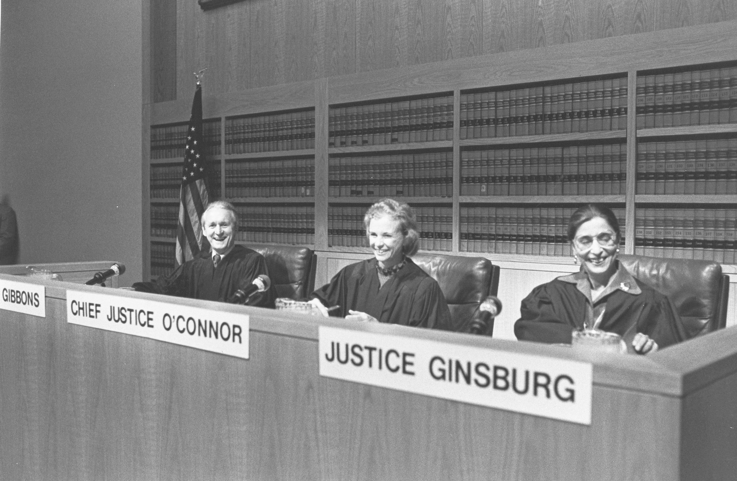 1982 Sandra Day O’Connor Ames on the bench