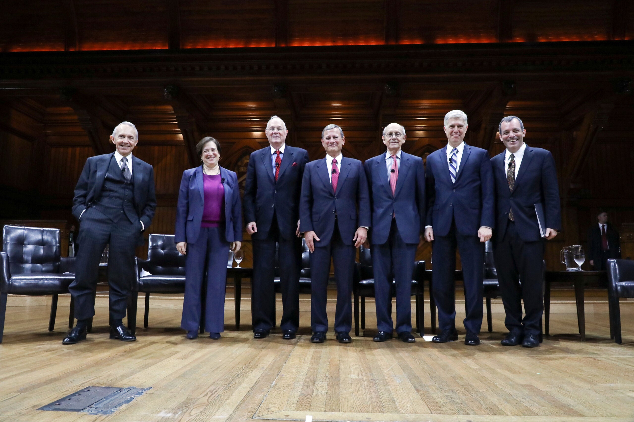 All rise! At HLS, a conversation with six Justices of the U.S. Supreme Court