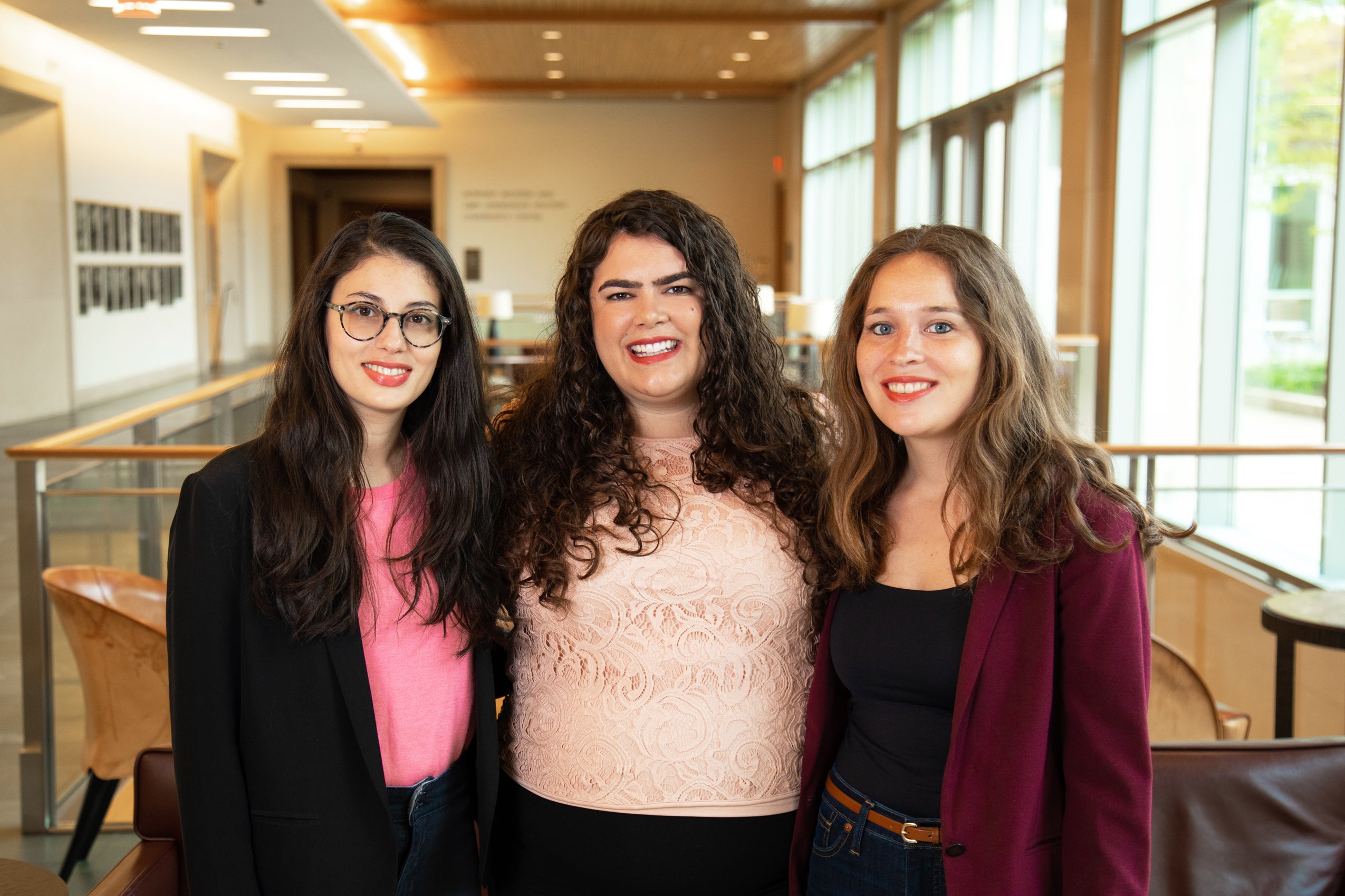 David Grossman Exemplary Clinical Student Team Award winners: Lisandra Novo ’19, Lindsay Bailey ’19, Elisa Quiroz ’19