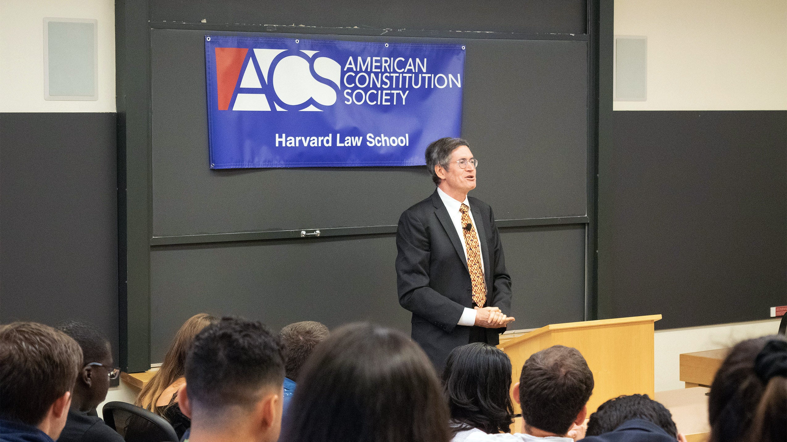 Michael Klarman speaking at Harvard Law School on Constitution Day
