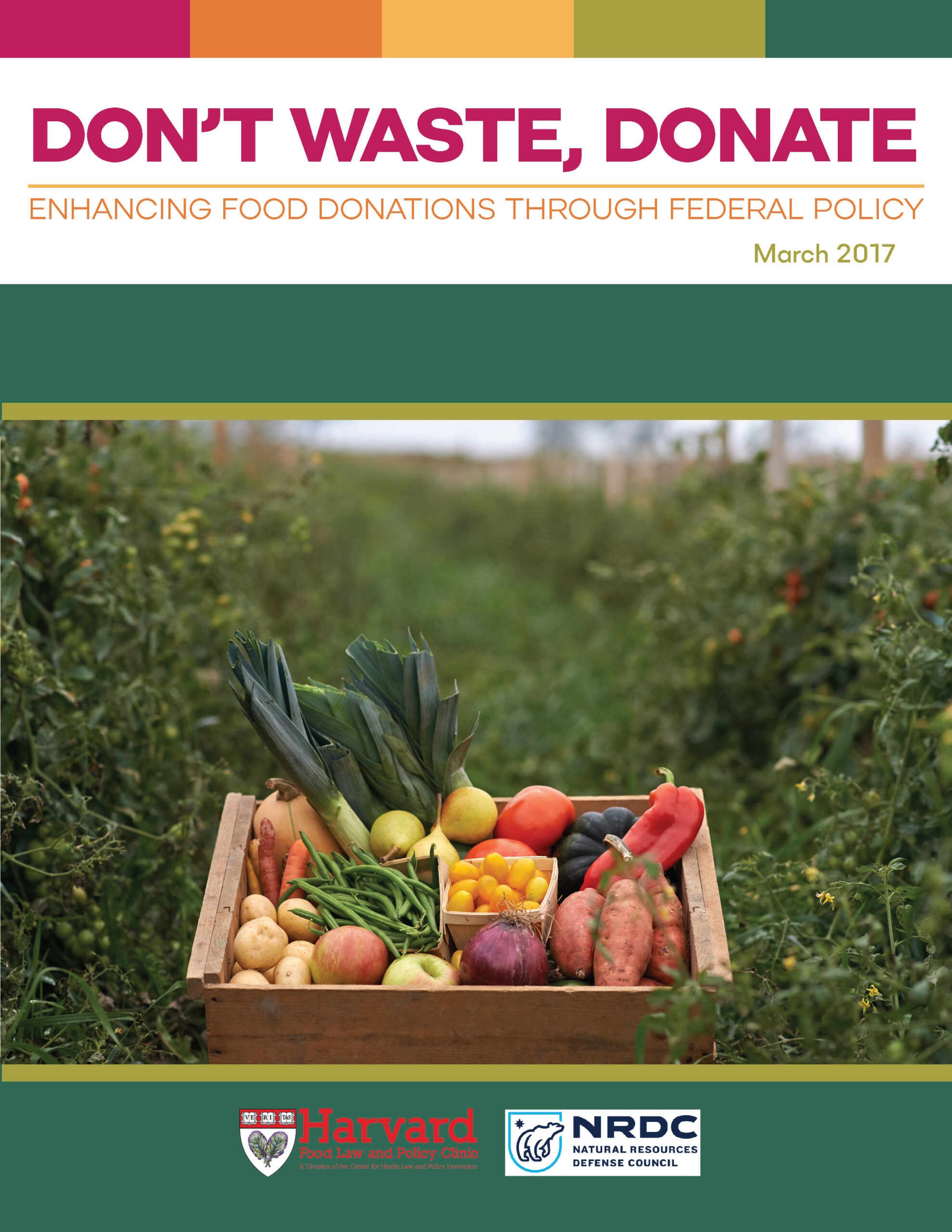 'Don't Waste, Donate' March 2017 Cover