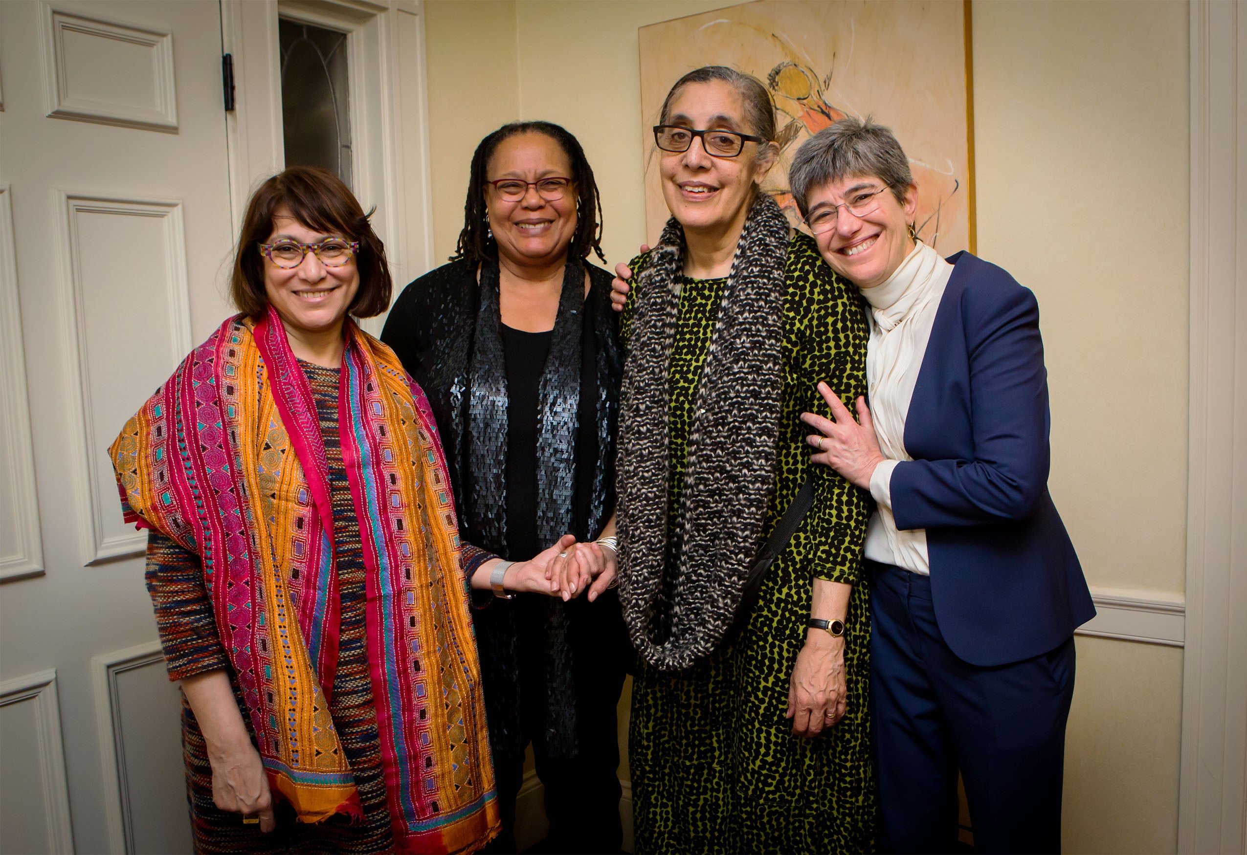 Lani Guinier with three others at a 2018 tribute event.