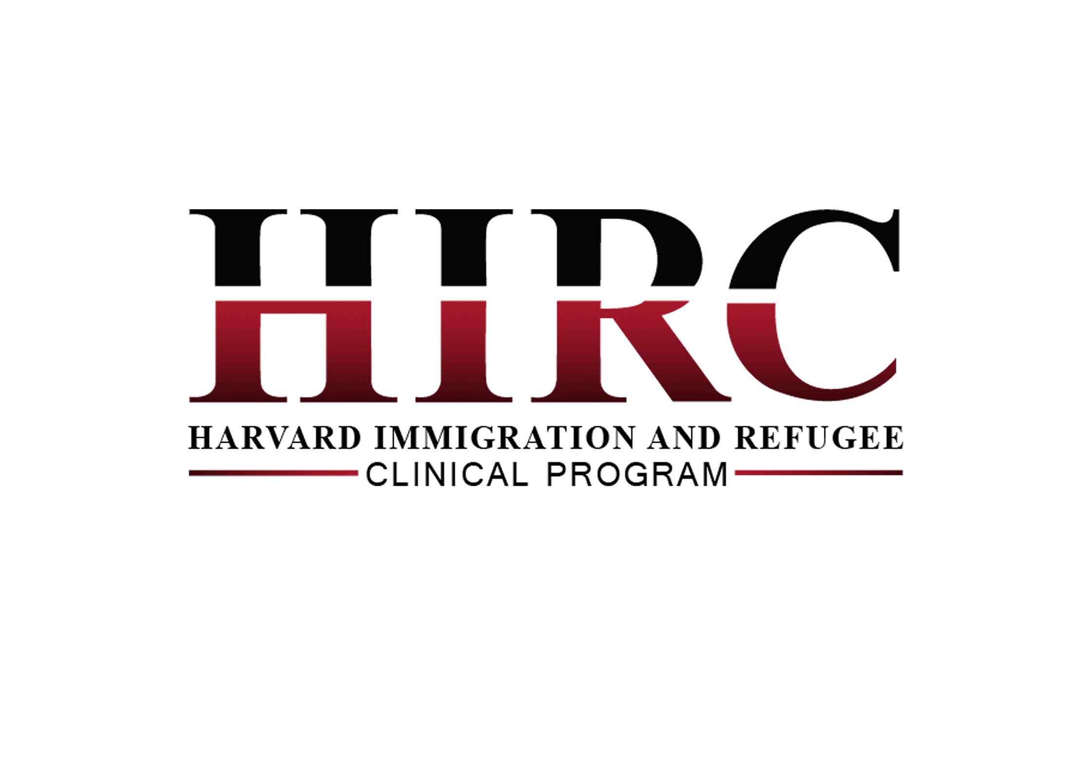 Harvard immigration and Refugee logo