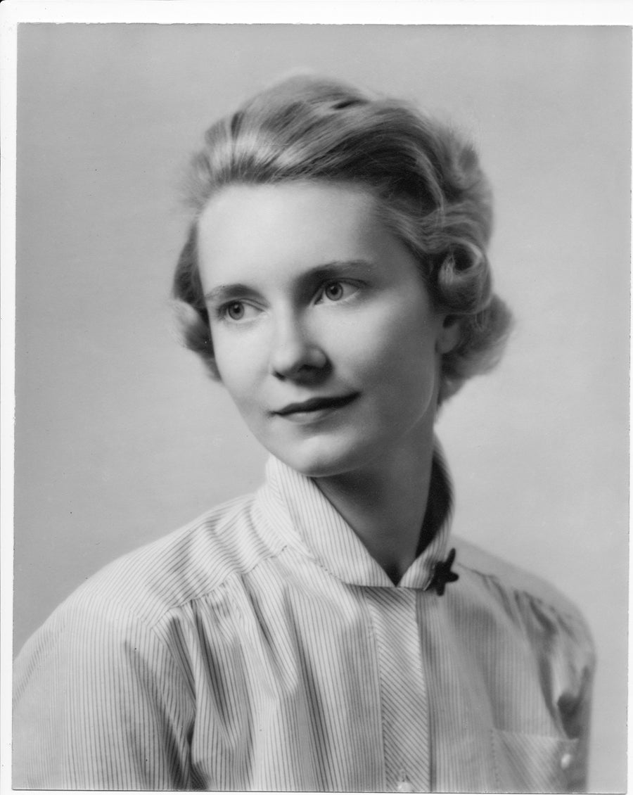 Black and white headshot of Pricilla Holmes