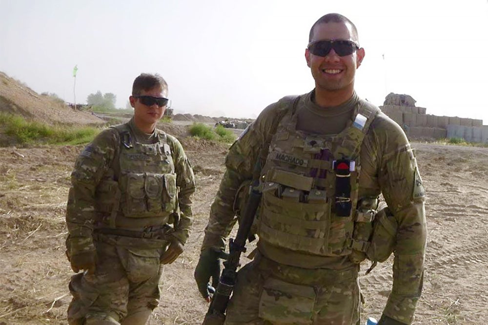 Jeffrey Machado in Afghanistan