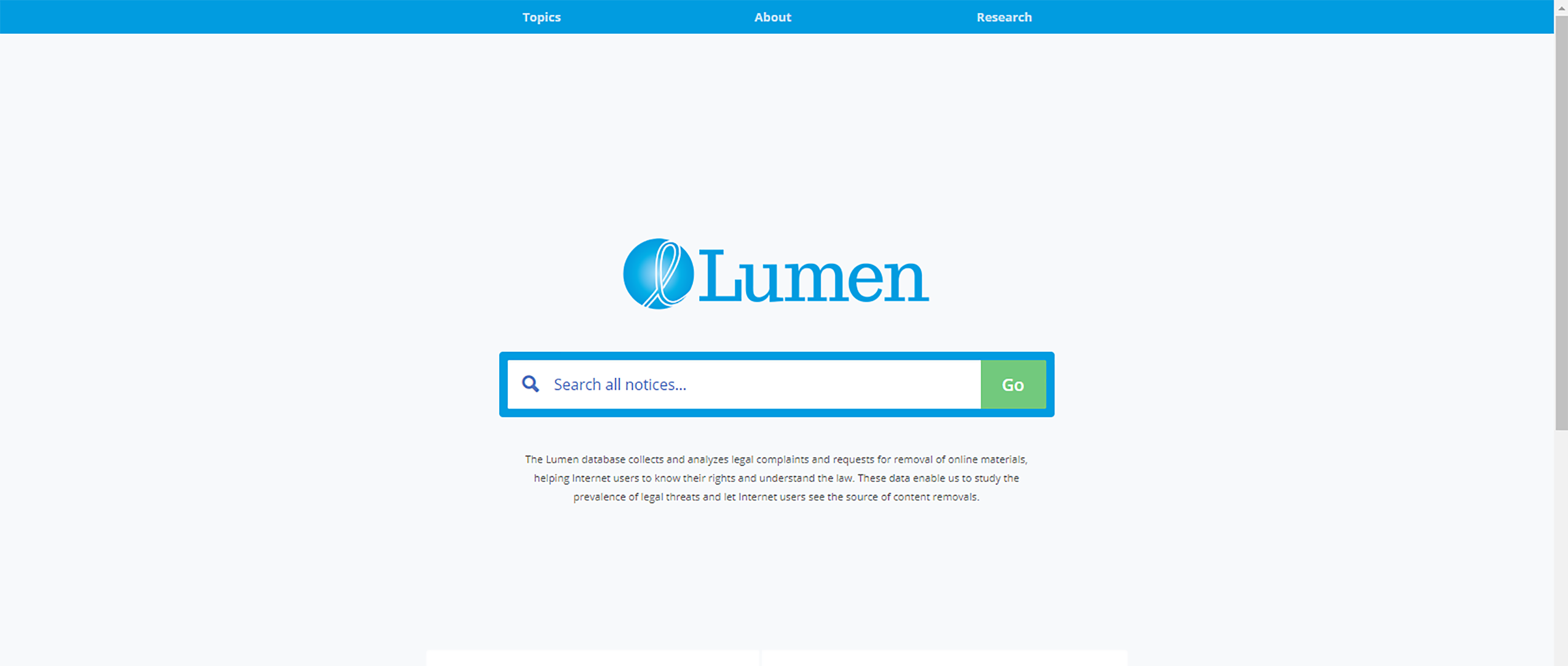 Lumen Homepage