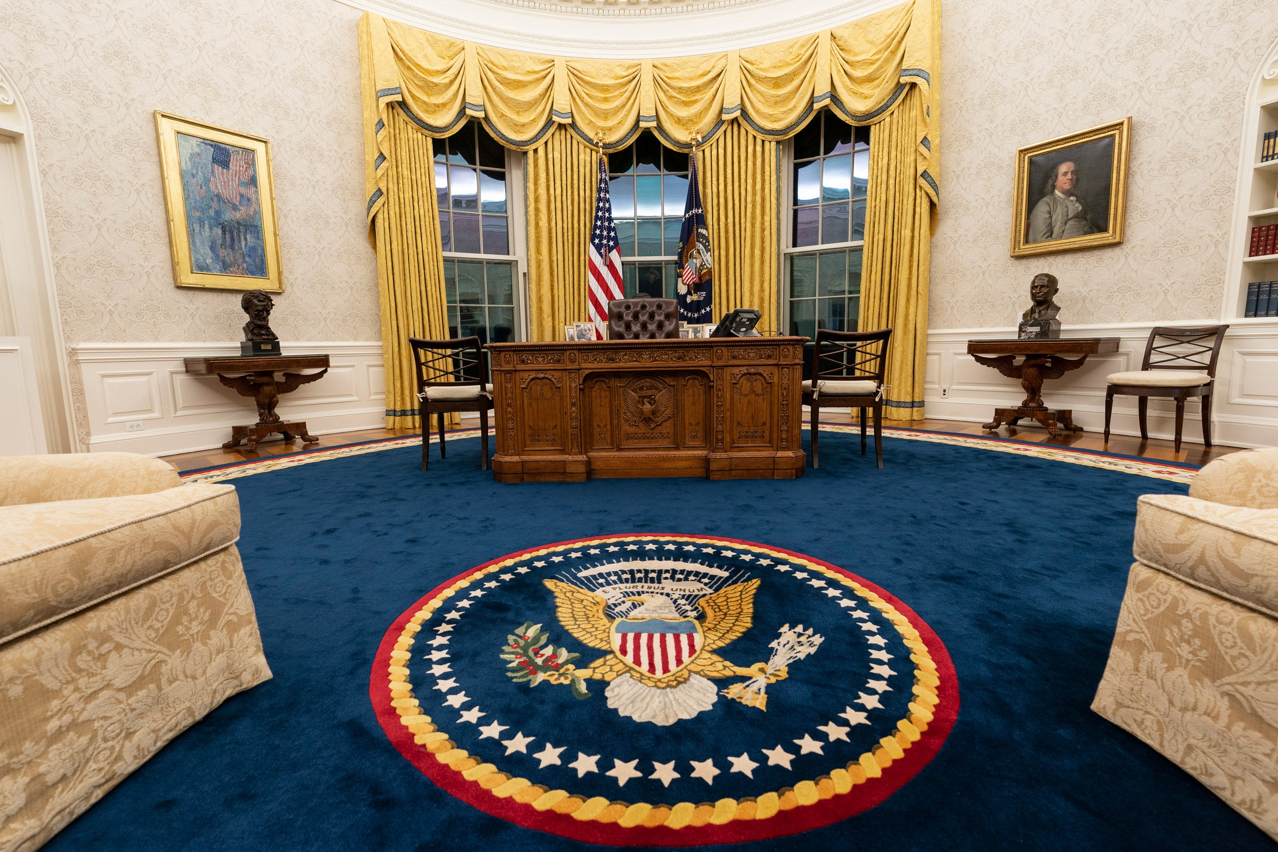US president's oval office