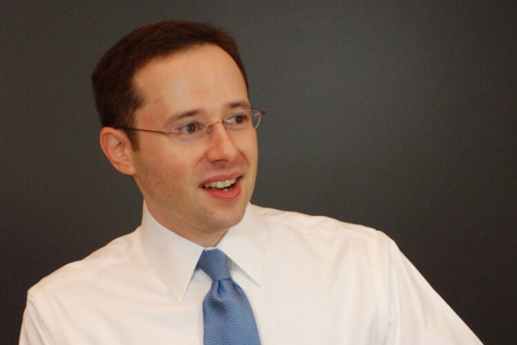 Robert Sitkoff speaking at a podium
