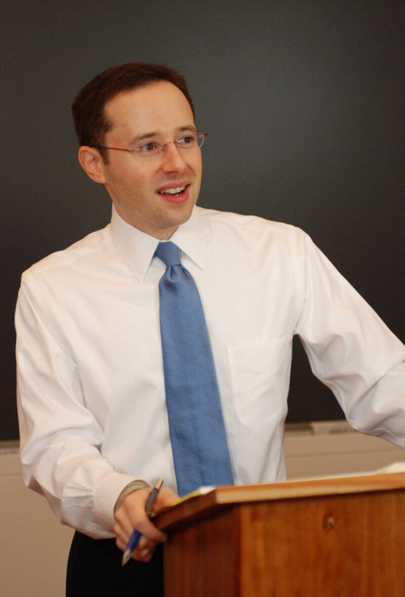 Robert Sitkoff speaking at a podium