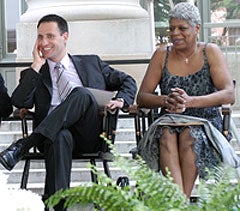 Professor Robert Bordone '97 and Doralean Cox