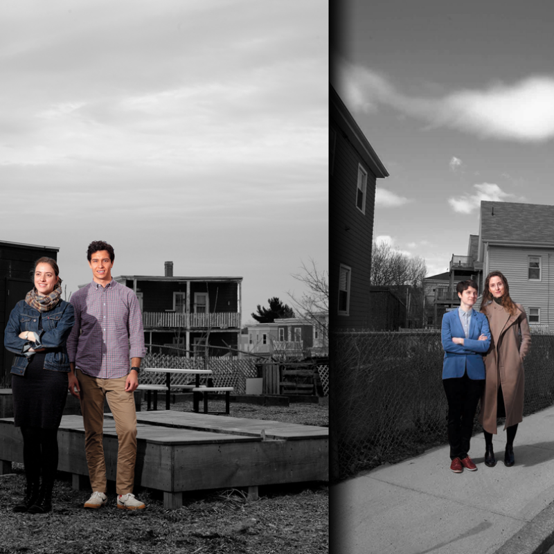 Four images from the feature in a series