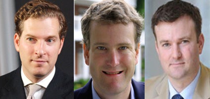 Noah Feldman, David Landau ’04 and Brian Sheppard