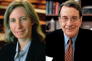 HLS Professors Martha Minow and Philip Heymann