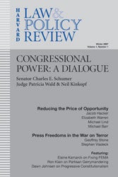 Congressional Power: A Dialogue