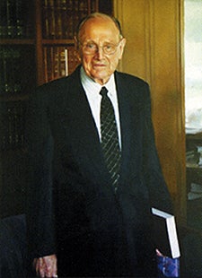 Portrait of Professor Robert Keeton S.J.D. '56