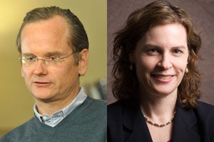 Lawrence Lessig and Susan Crawford