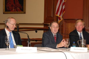 Panelists: Gergen, Dershowitz, Weld
