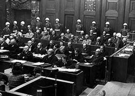 Courtroom of the Tribunals Dec. 10, 1945