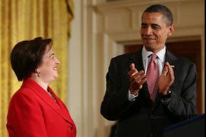 Obama applauds Kagan