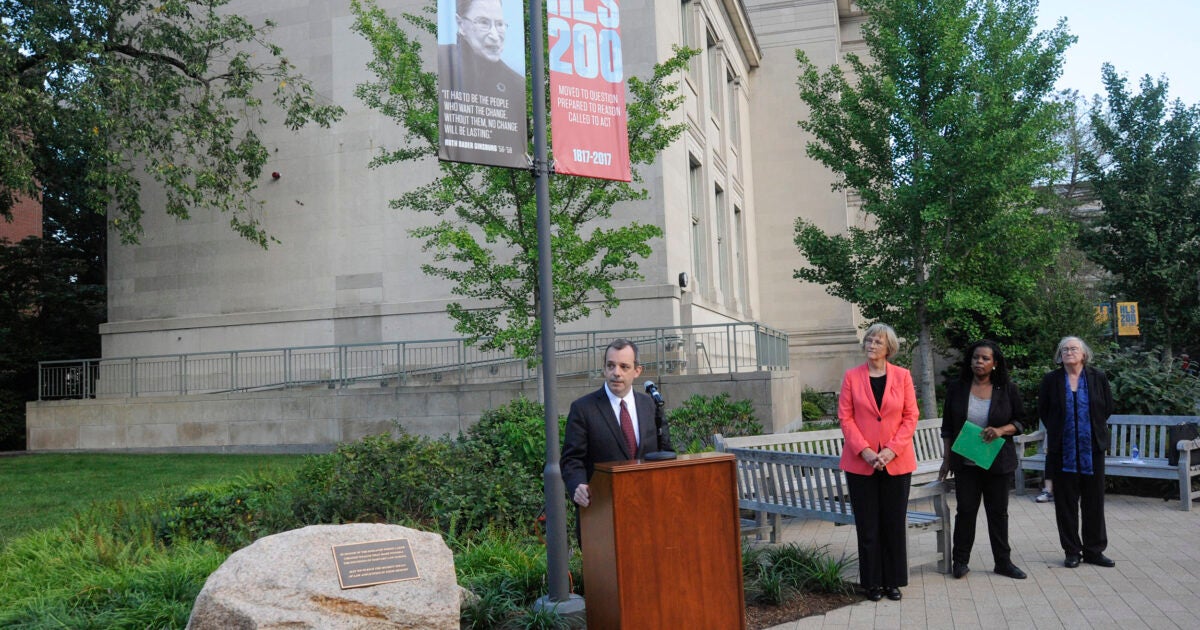Harvard Law School unveils memorial honoring enslaved people who enabled its founding 2