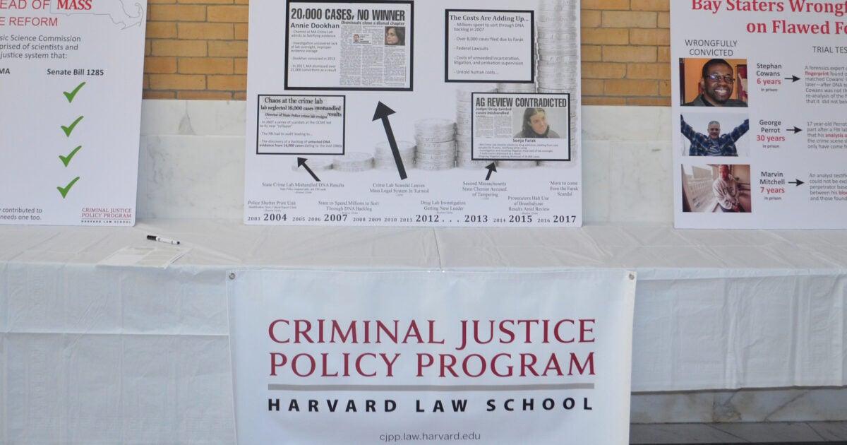 Students help advance forensic science reform in Massachusetts