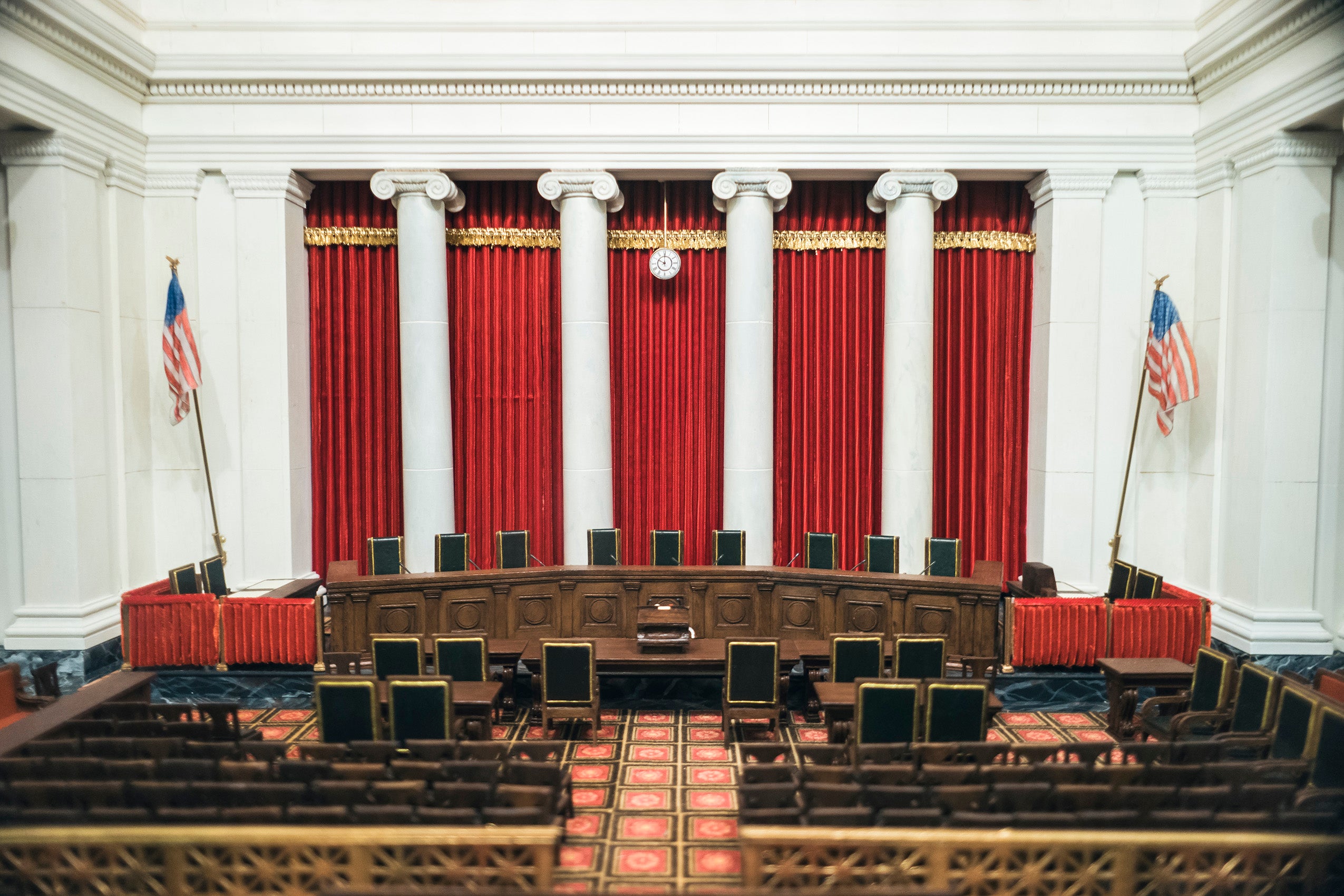 Interior of United States Supreme Court