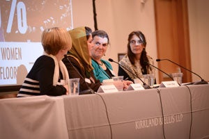 Panel at the Women’s Law Association conference
