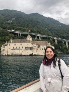 Cristina Cornejo '21 in Switzerland