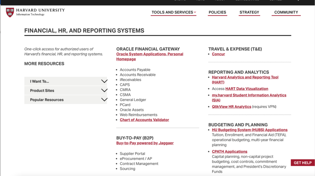 Financial Applications and Systems Harvard Law School Harvard Law