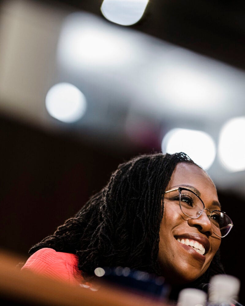 Ketanji Brown Jackson smiling