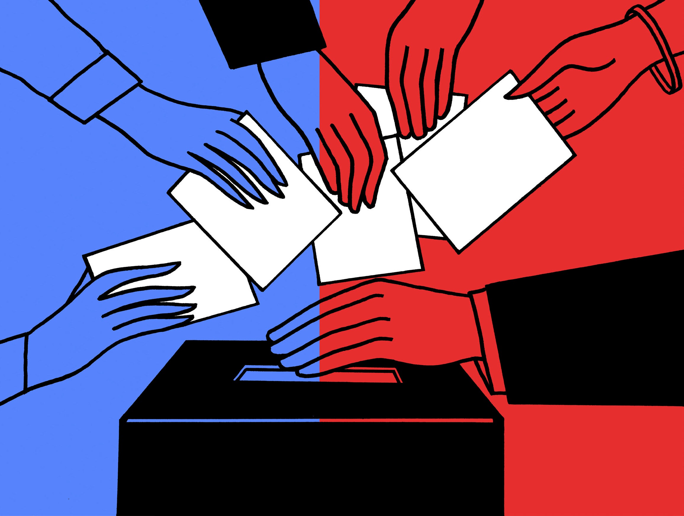 voting box clip art