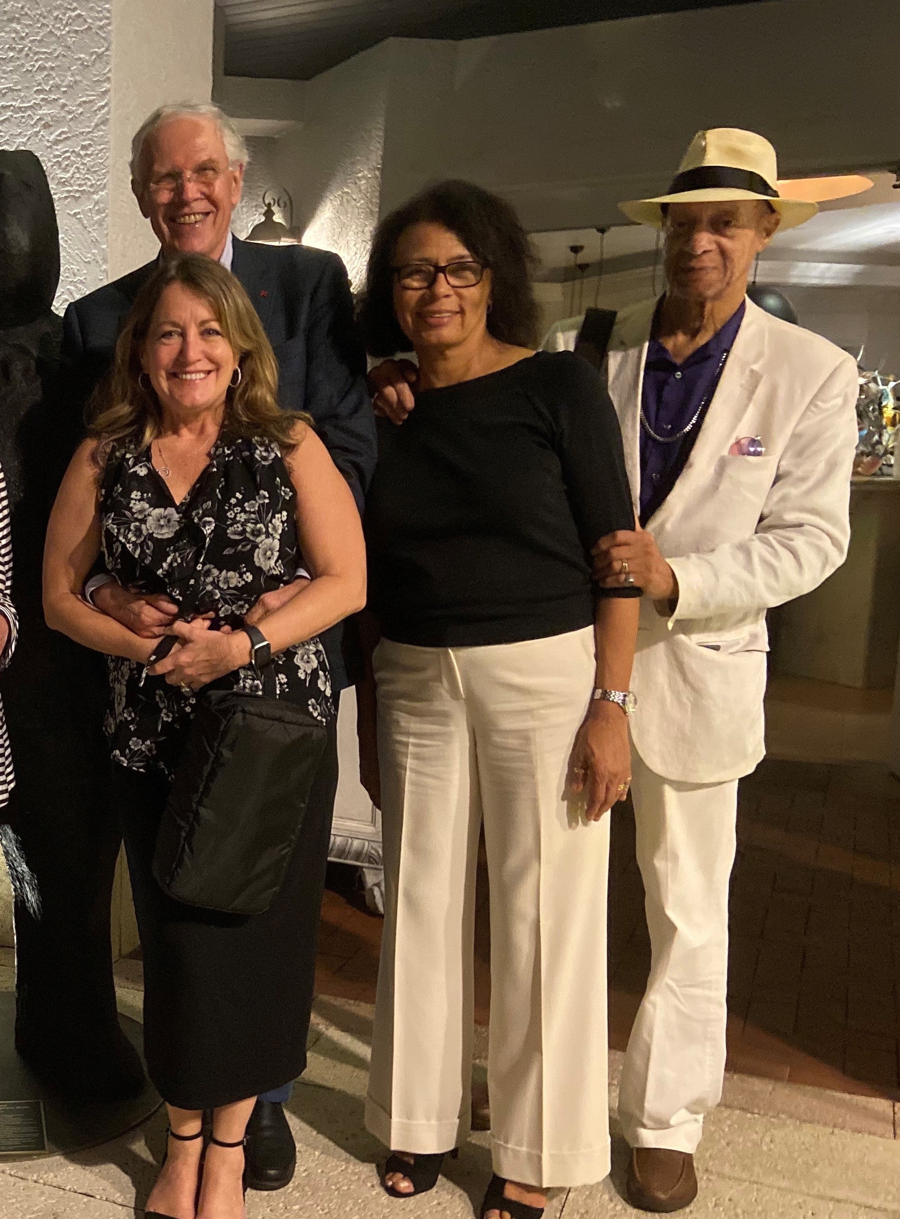 Bailey ’73 (left), with his wife Kelley, and Barthwell ’90, with his wife Judy in January 2020.