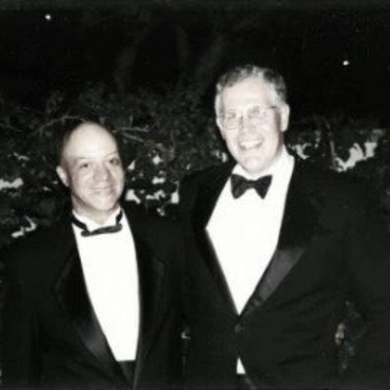 Jim Bailey '73 and Sidney Barthwell '90