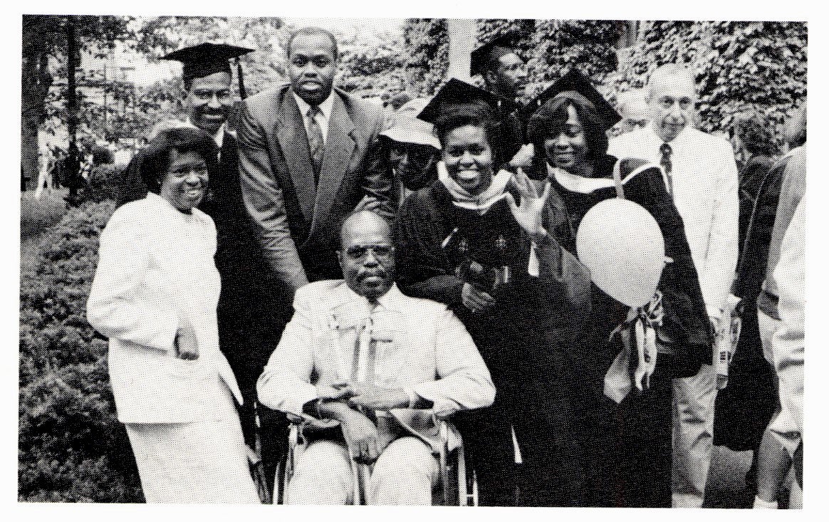 1988 Michelle Obama and other graduates