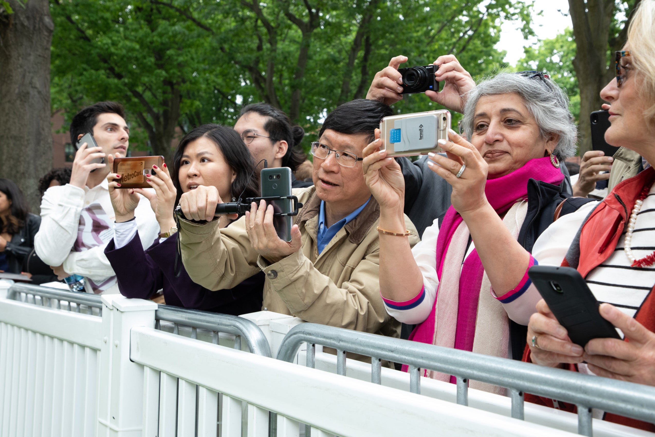 parents at 2019 commencement