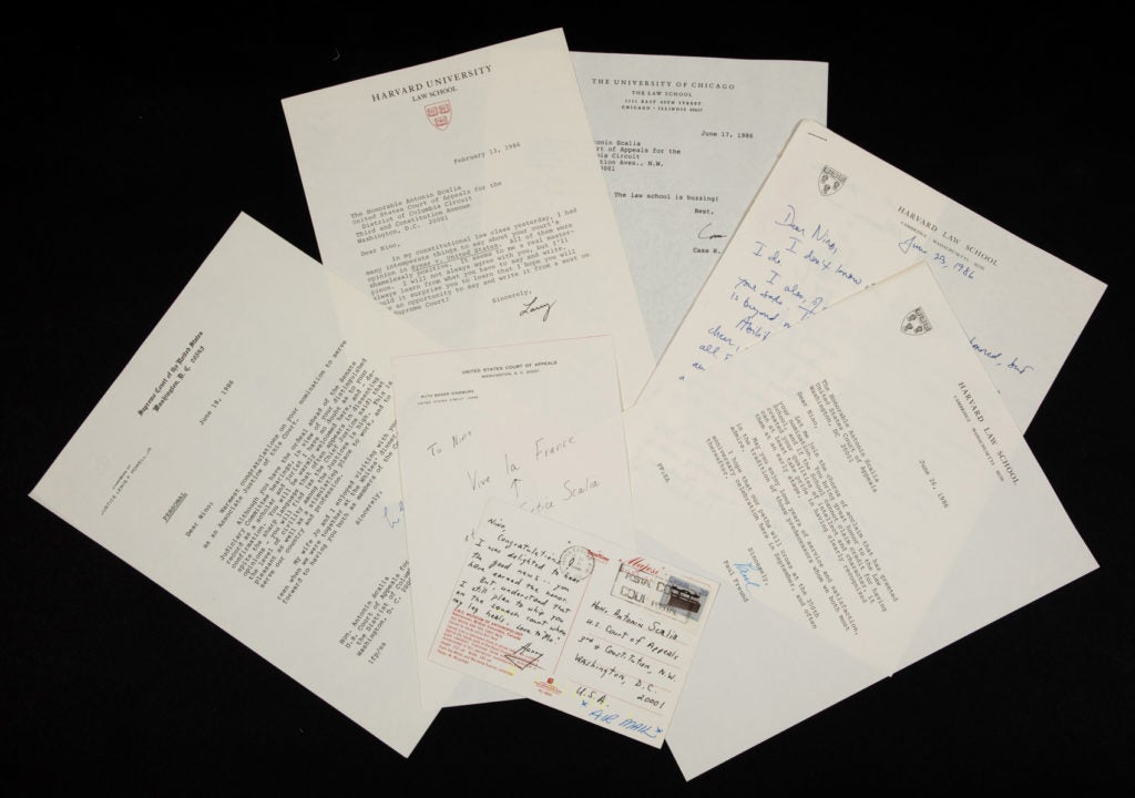 A man of letters: The Antonin Scalia Collection opens at Harvard Law ...