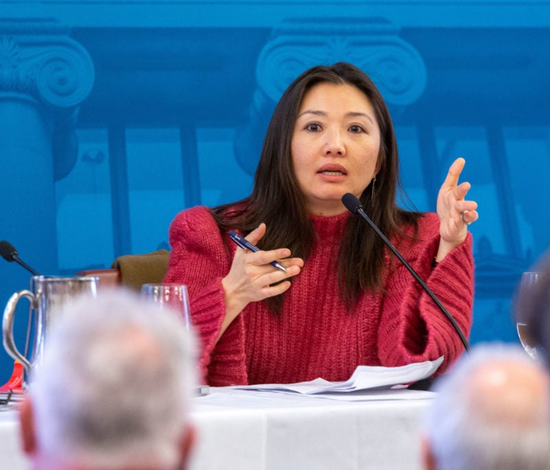 Professor Jeannie Suk Gersen speaking