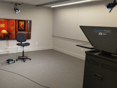 broadcast studio empty