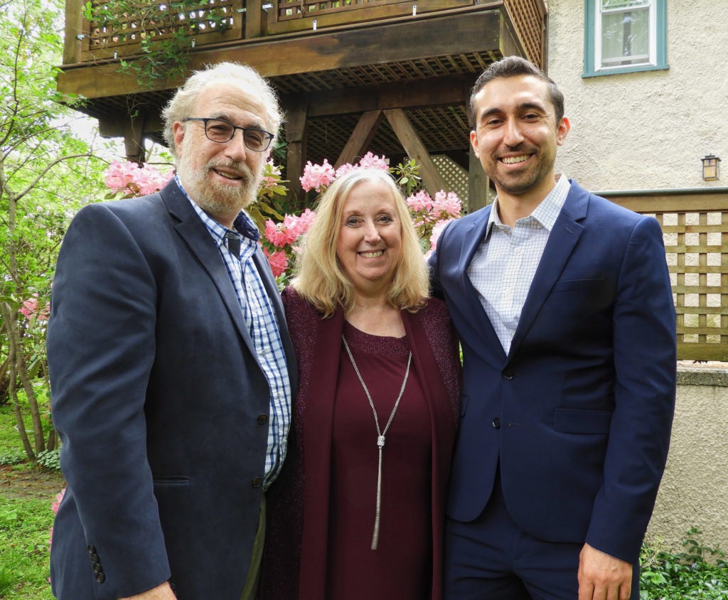 Daniel Aaron with family