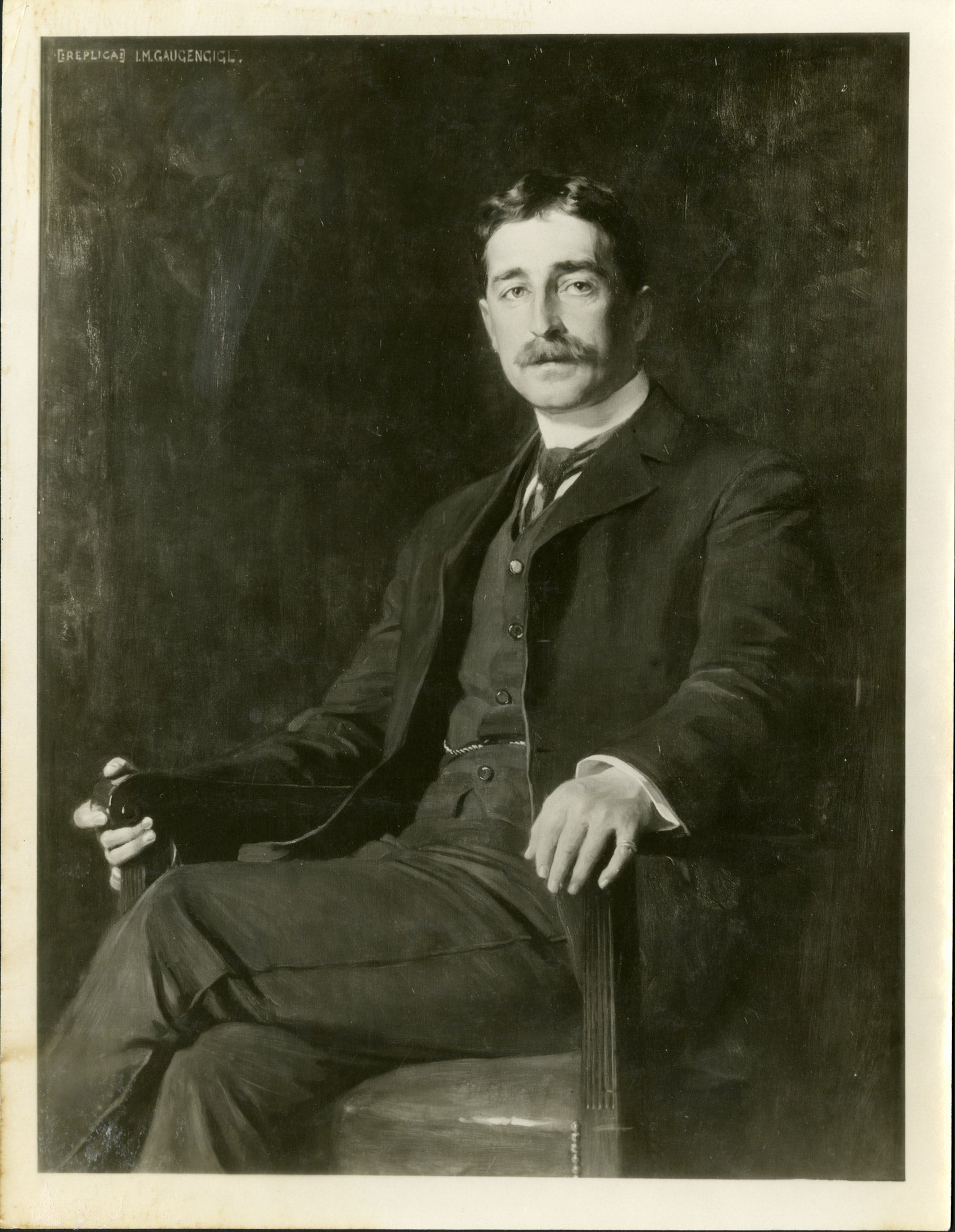 Painting of Ezra Ripley Thayer