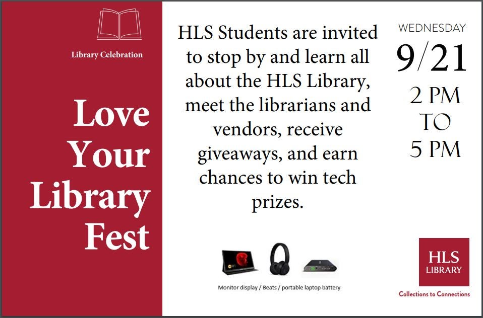 Love Your Library Fest event poster.