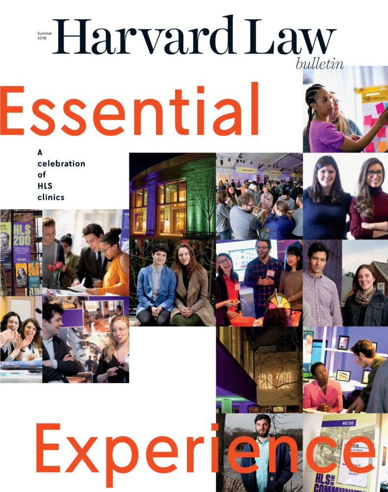 Cover of Harvard Law Bulletin Summer 2018 