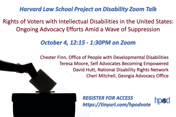 Image thumbnail for Rights of Voters with Intellectual Disabilities in the United States: Ongoing Advocacy Efforts Amid a Wave of Suppression