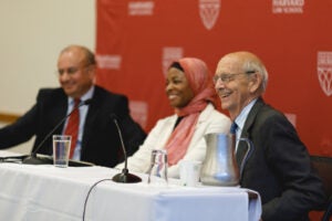 A panel with Justices Breyer and Shah and Professor Intasar Rabb